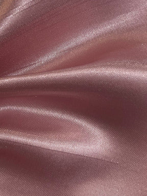 Light Rose Polyester Satin Backed Dupion - Clarity