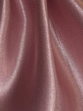 Light Rose Polyester Satin Backed Dupion - Clarity