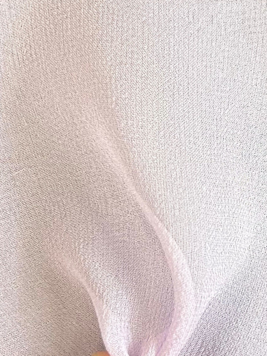Lilac Silk Georgette - Shimmer