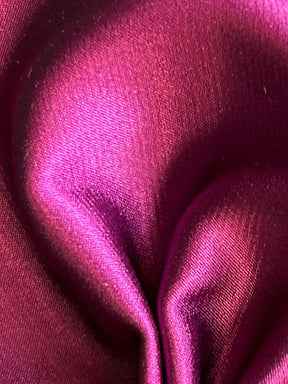 Magenta Poly Stretch Satin - Ceremony