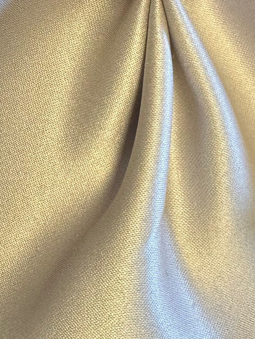 Oyster Polyester Satin - Majestic