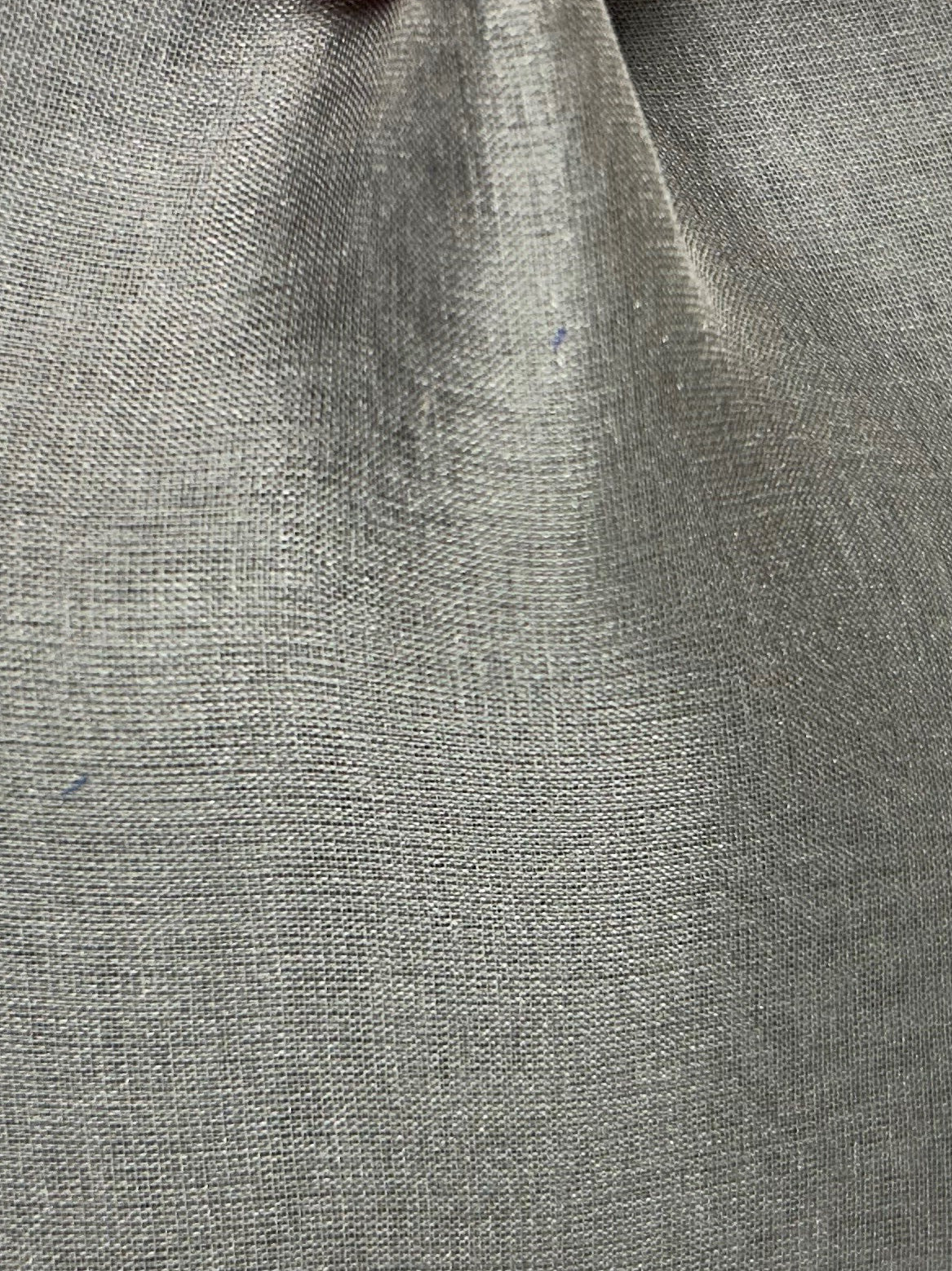 Metal Grey Silk Chiffon - Tempest
