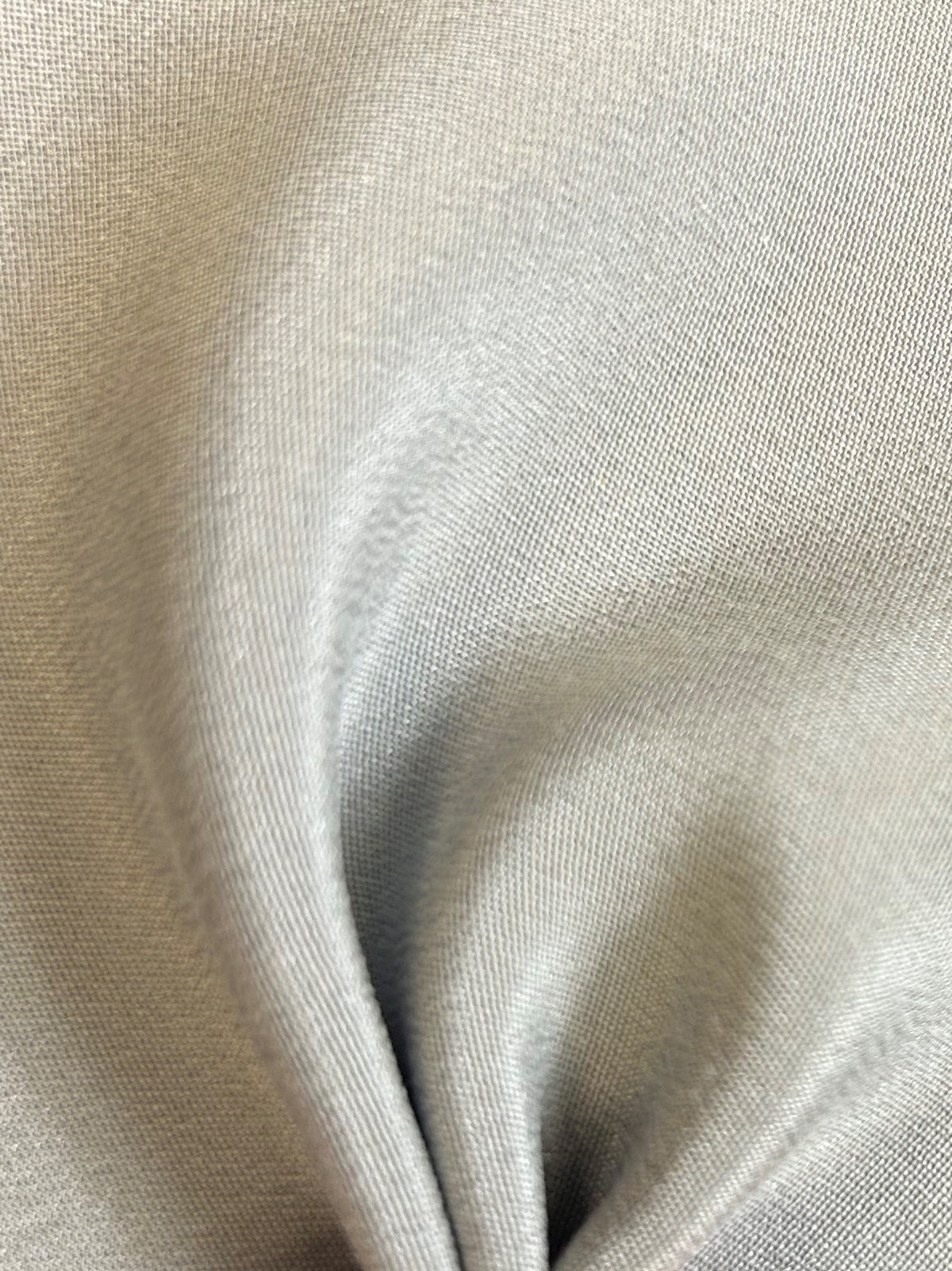 Metal Grey Silk Double Crepe - Tantalise