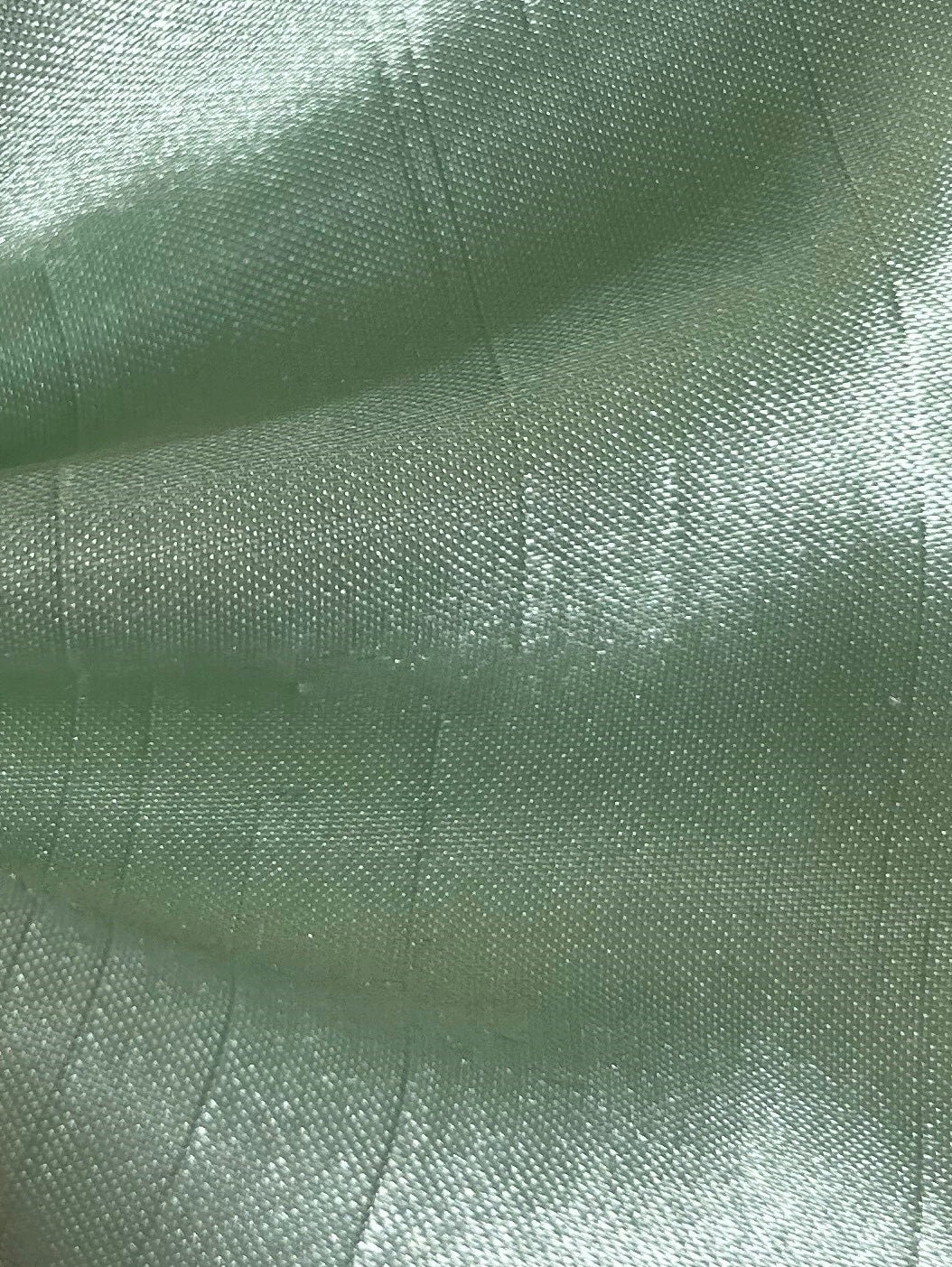 Mint Polyester Satin Backed Dupion - Clarity
