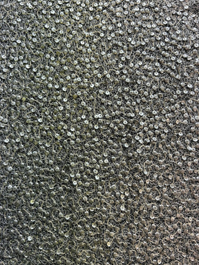 Silver Sequin Fabric - Moondust