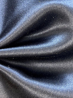 Navy Silk Satin - Magnifique