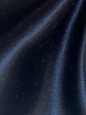 Navy Silk Satin - Splendour