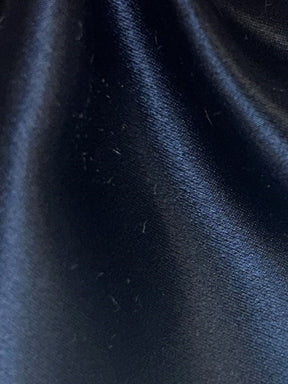 Navy Silk Satin - Splendour