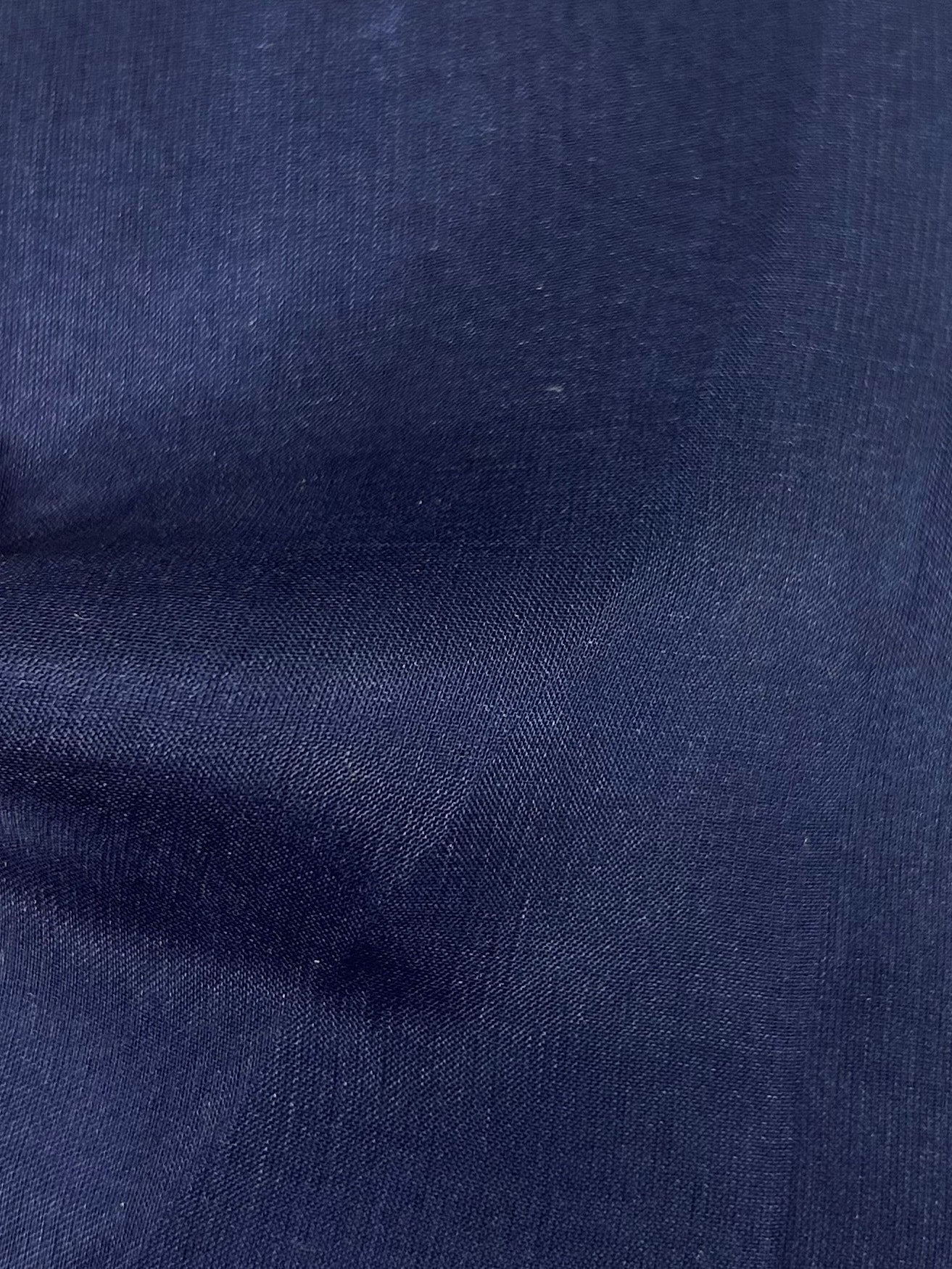 Navy Blue Silk Chiffon - Tempest