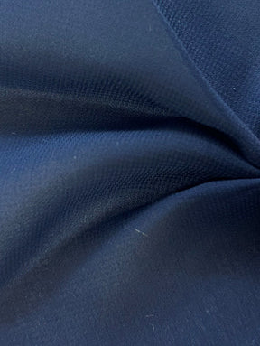 Navy Polyester Chiffon Fabric - Serendipity