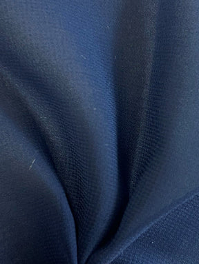 Navy Polyester Chiffon Fabric - Serendipity