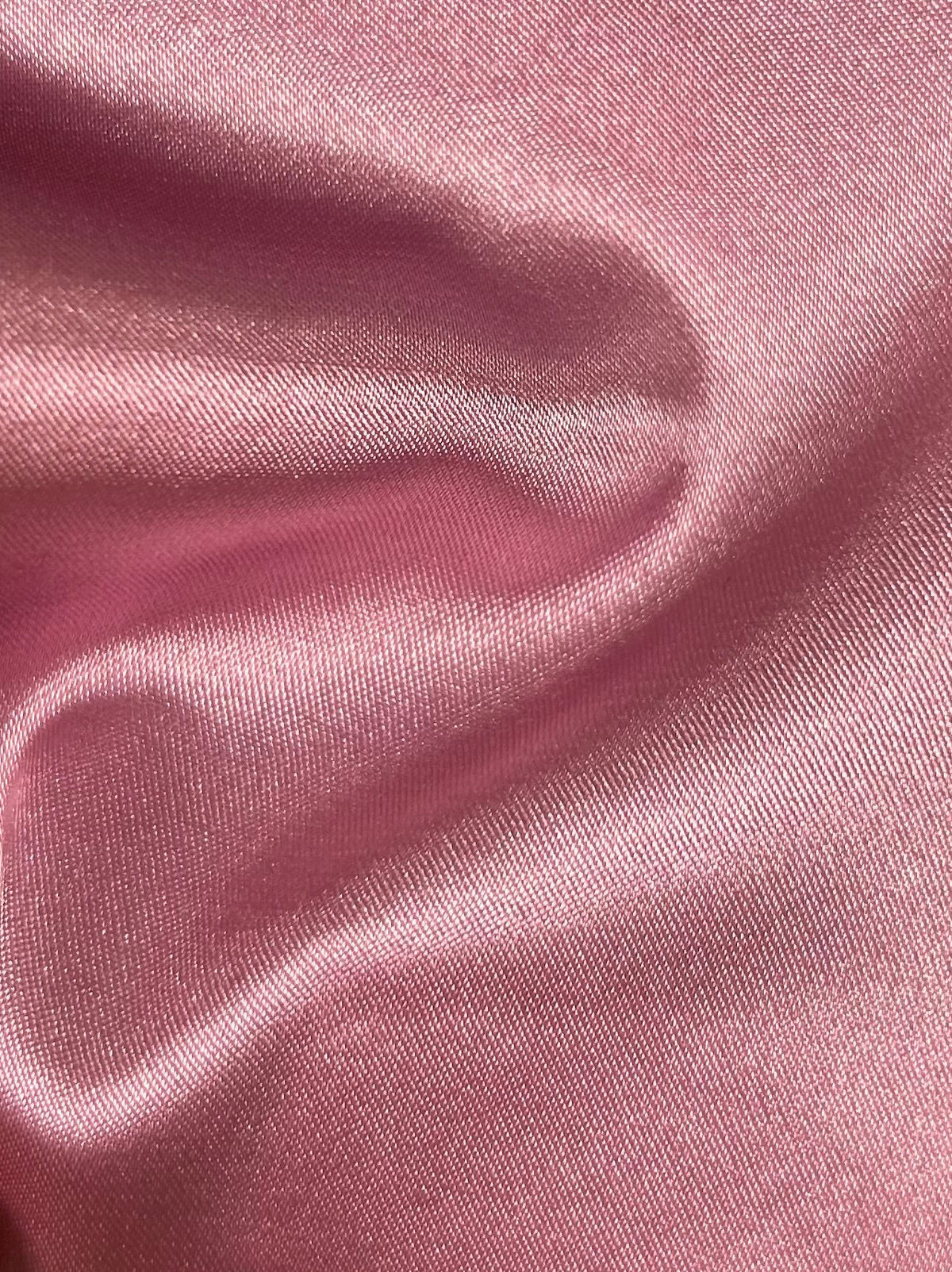 Old Rose Polyester Stretch Satin - Empathy