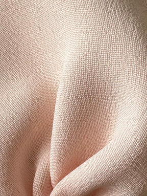 Pale Pink Silk Double Crepe - Tantalise