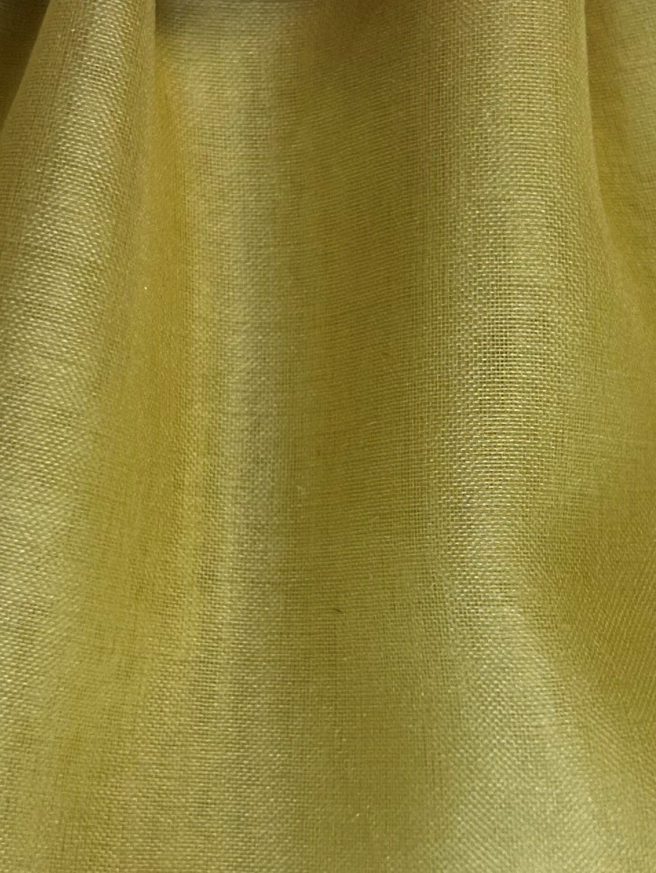 Pale Yellow Silk Organza - Evolution