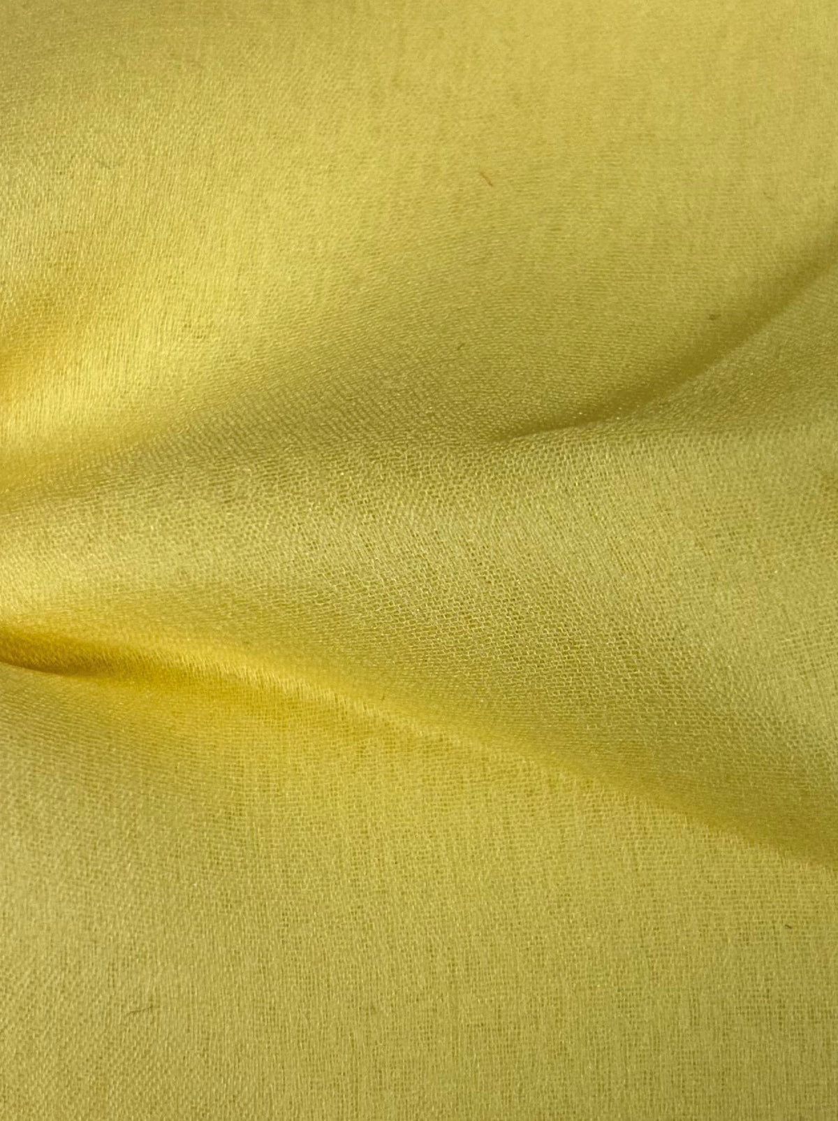 Pale Yellow Silk Chiffon - Tempest