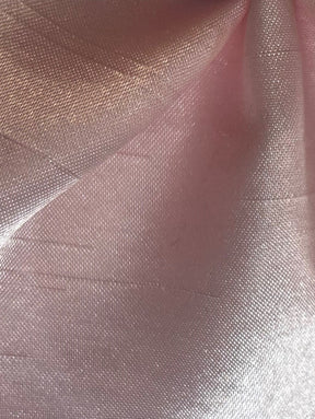 Pink Polyester Satin Backed Dupion - Clarity