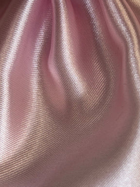 Pink Polyester Satin - Ascot