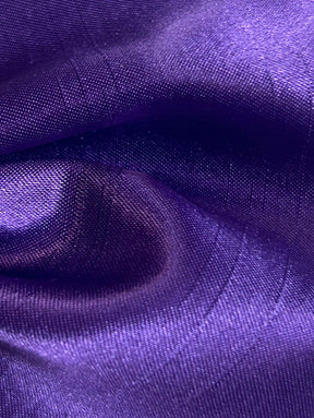 Purple Polyester Satin Backed Dupion - Clarity