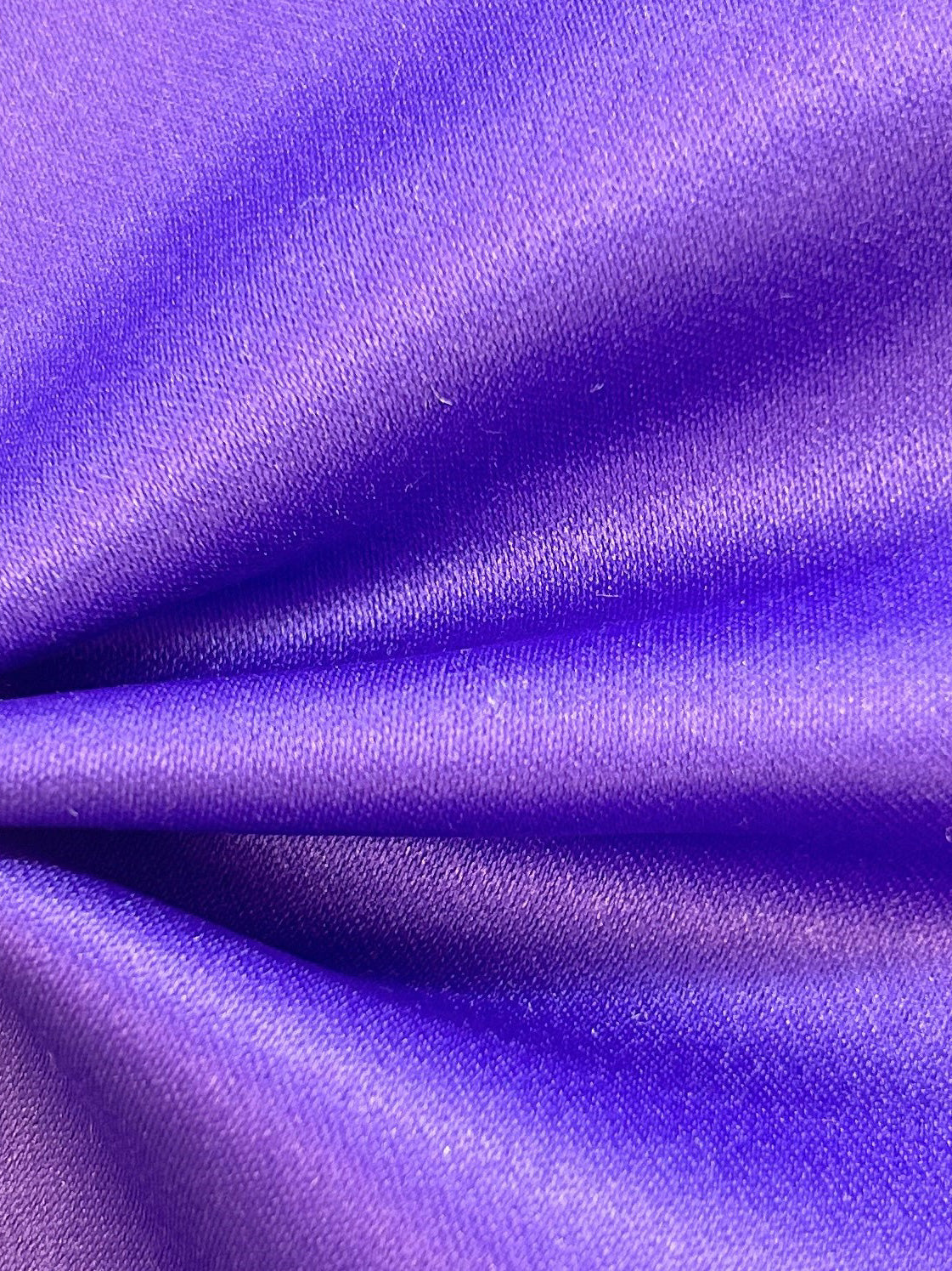 Purple Polyester Satin - Majestic