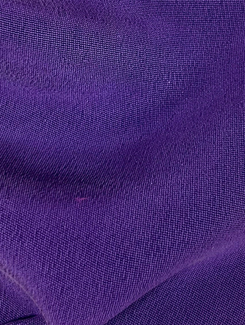 Purple Silk Double Crepe - Tantalise