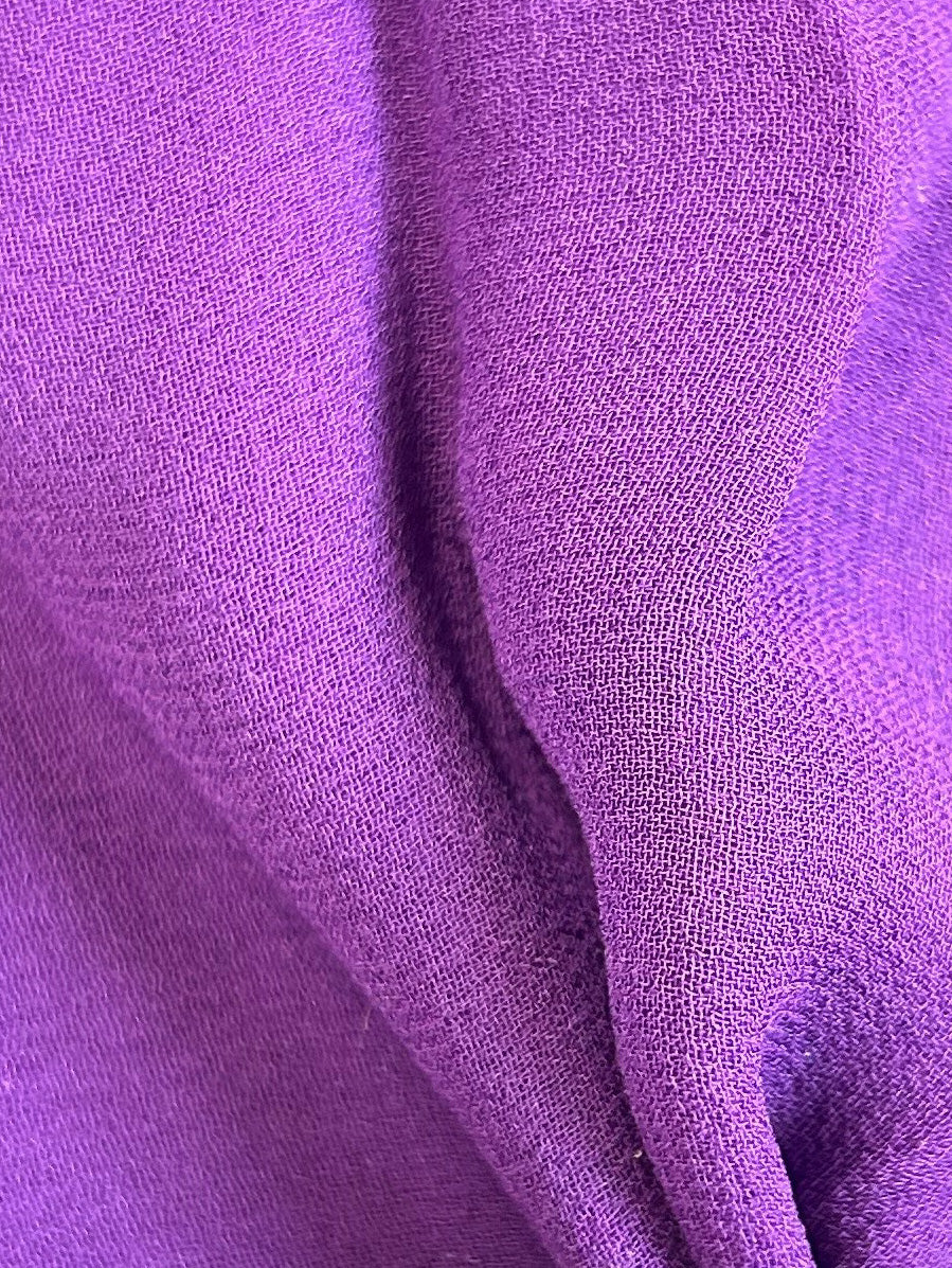 Purple Silk Georgette - Shimmer