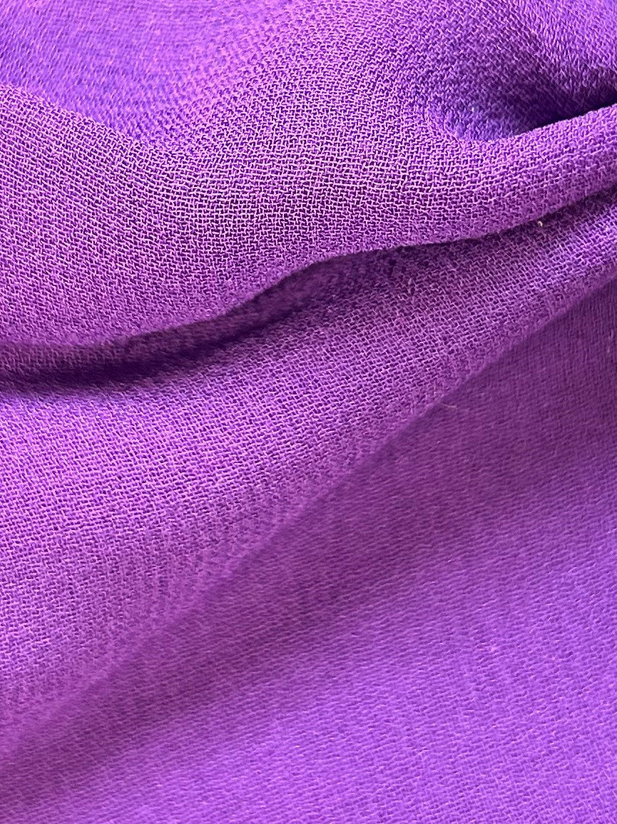 Purple Silk Georgette - Shimmer