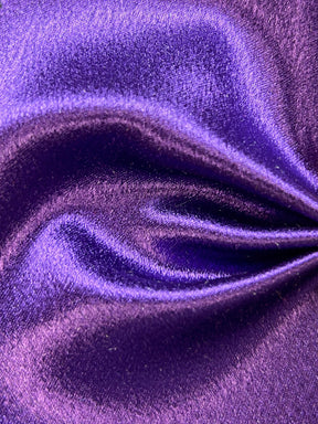 Purple Polyester Crepe Back Satin - Desire