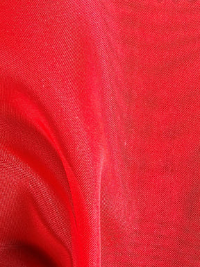 Red Polyester Chiffon - Honesty