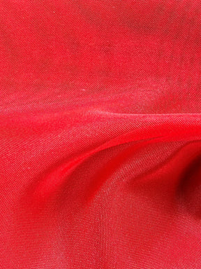 Red Polyester Chiffon - Honesty