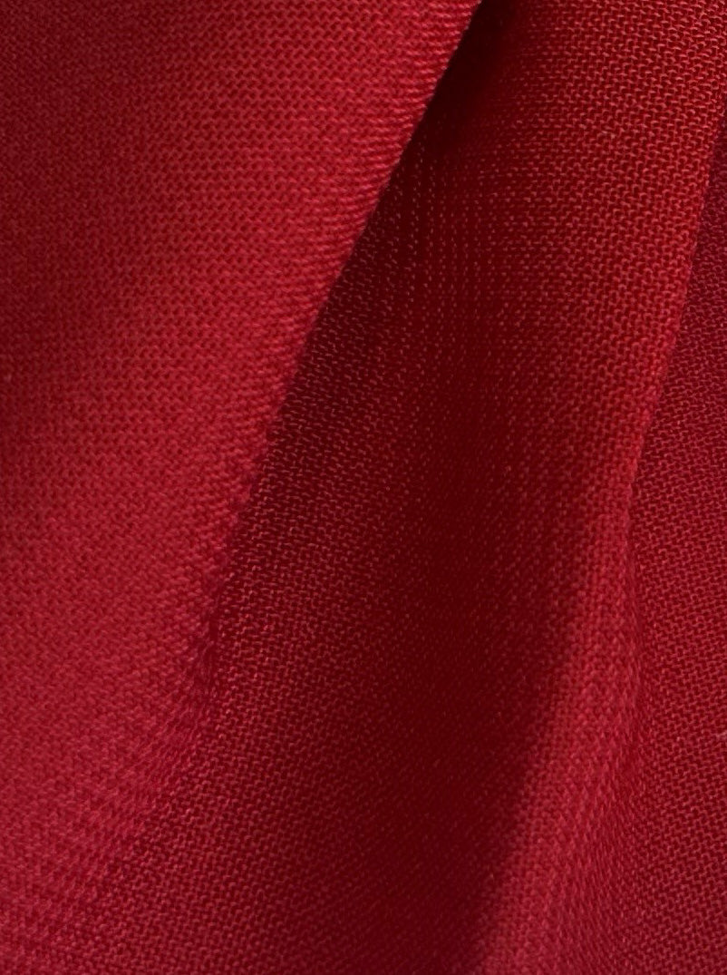 Red Polyester Chiffon - Benevolence