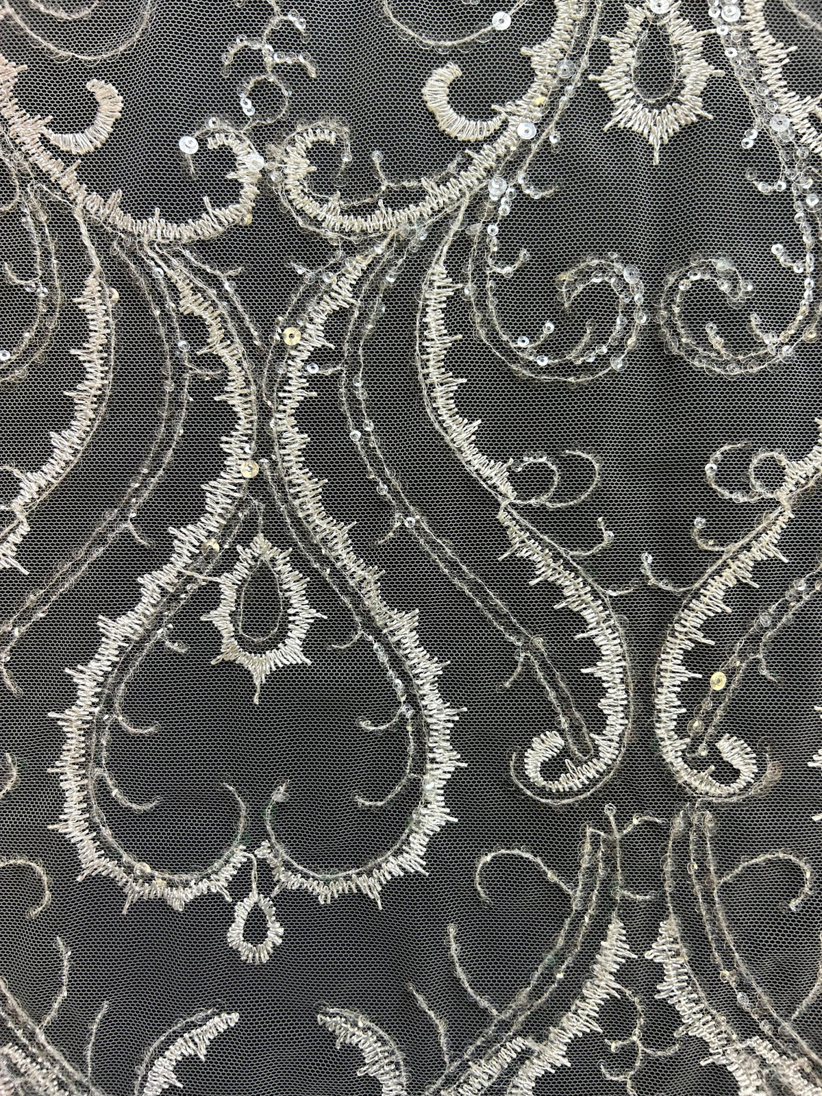 Ivory Embroidered Lace - Risette