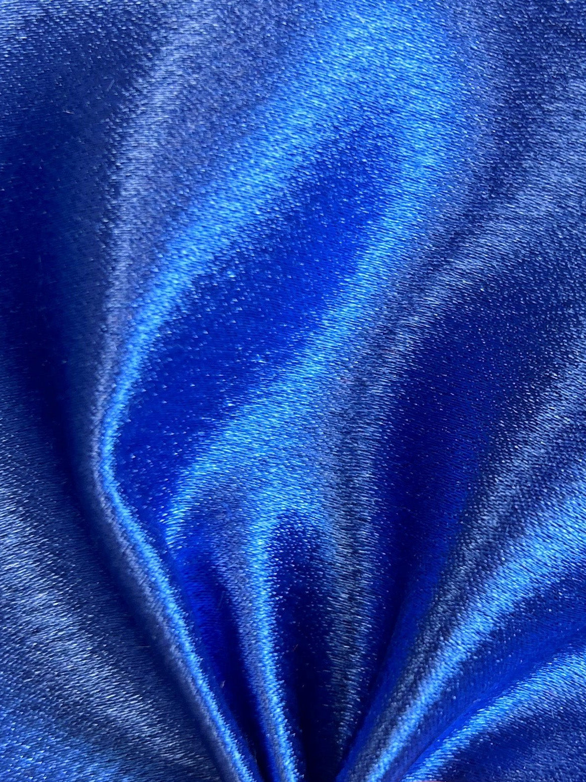 Royal Blue Polyester Crepe Back Satin - Desire