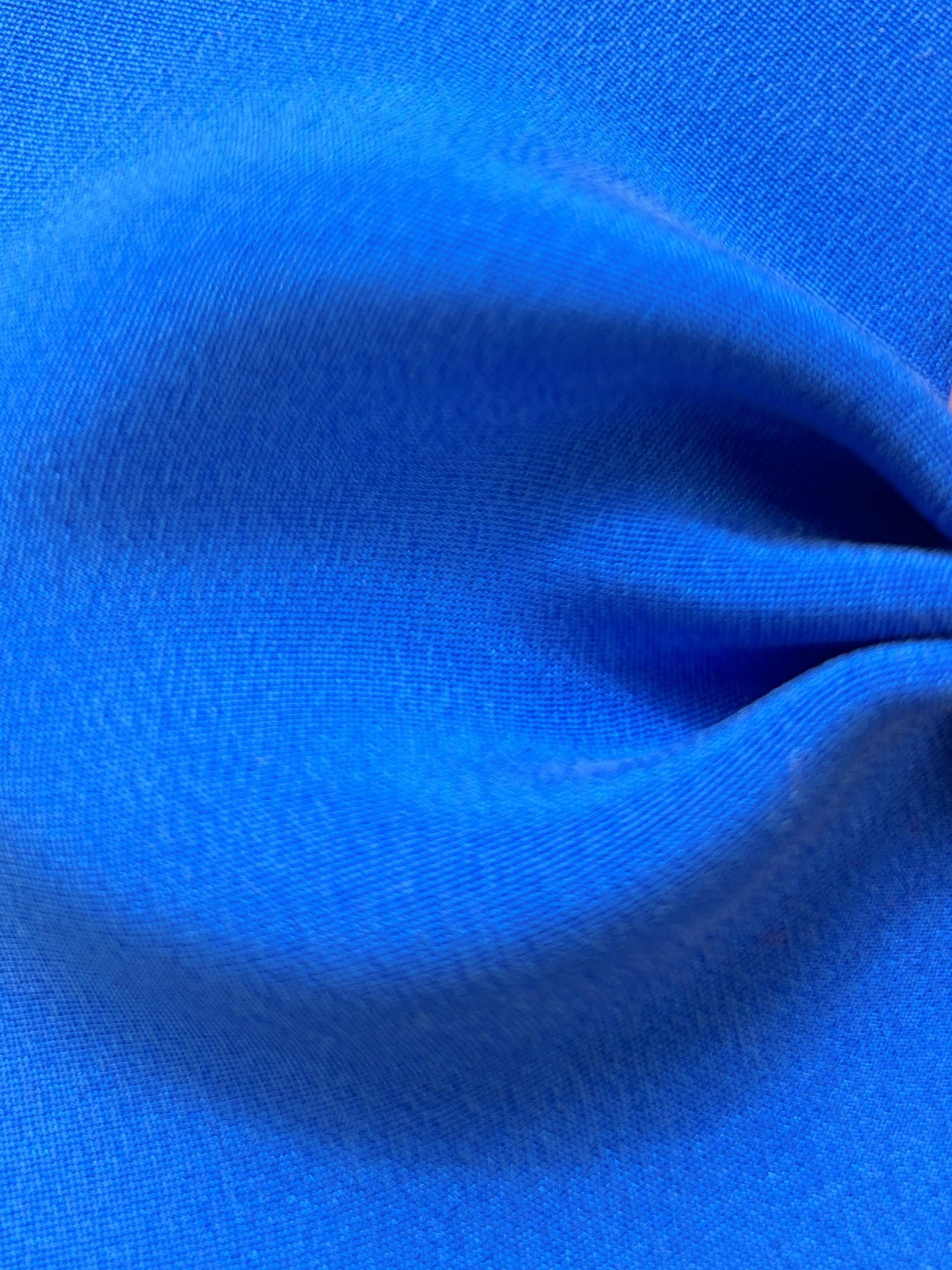 Royal Blue Silk Double Crepe - Tantalise