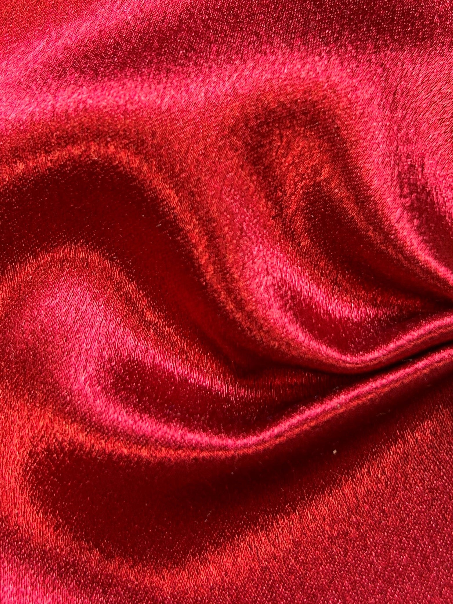 Ruby Polyester Crepe Back Satin - Desire