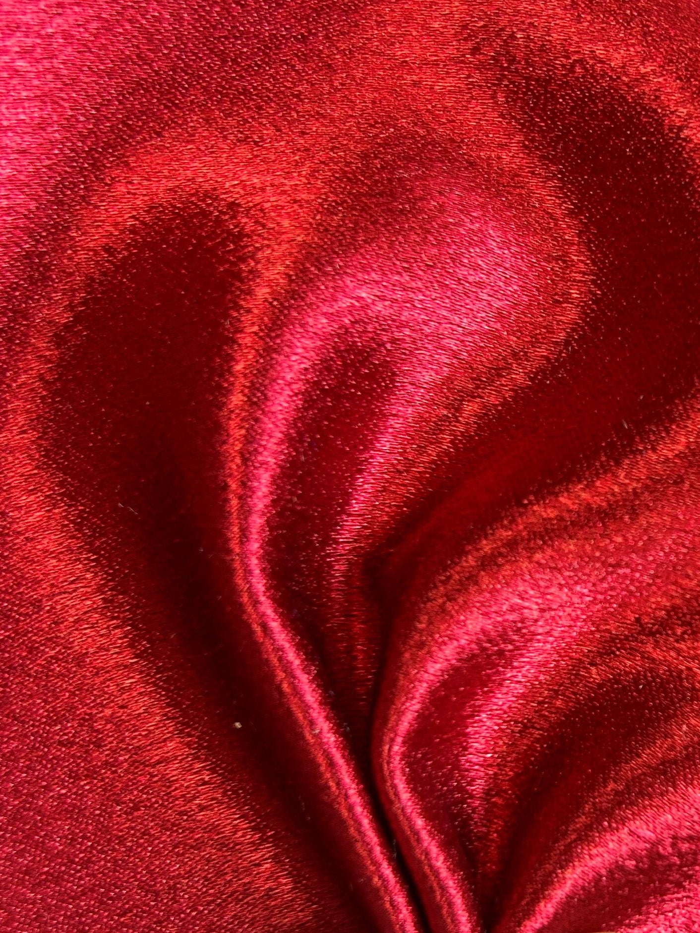 Ruby Polyester Crepe Back Satin - Desire