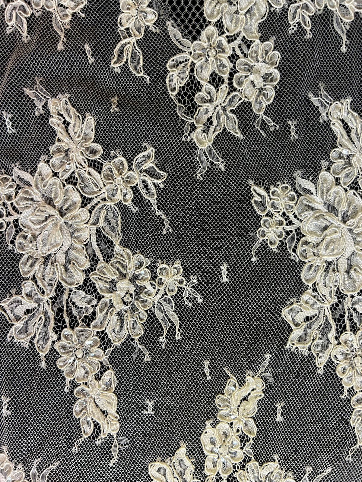 Ivory Corded Lace – Ruth