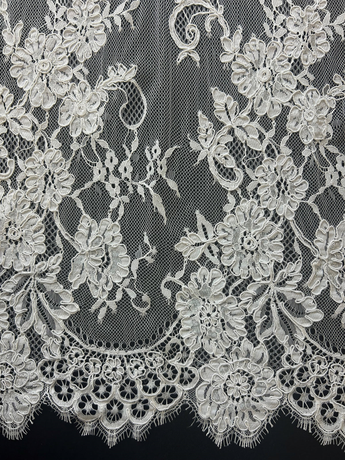 White Corded Lace - Sarah