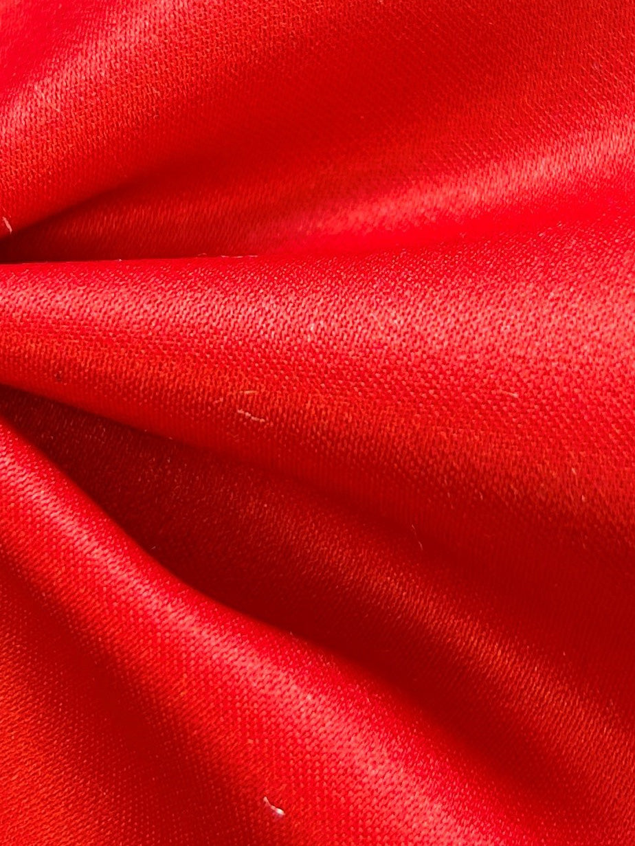 Scarlet Polyester Satin Backed Crepe - Princess