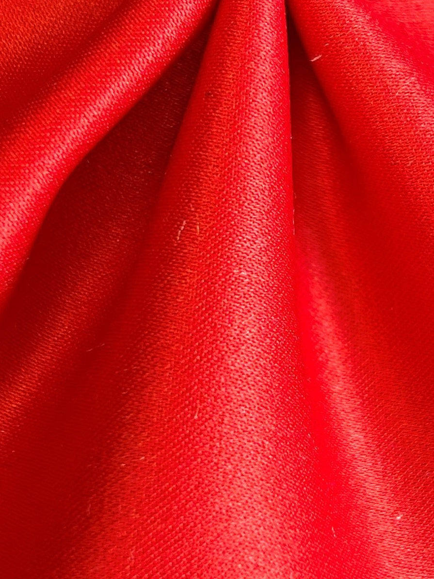 Scarlet Polyester Satin Backed Crepe - Princess