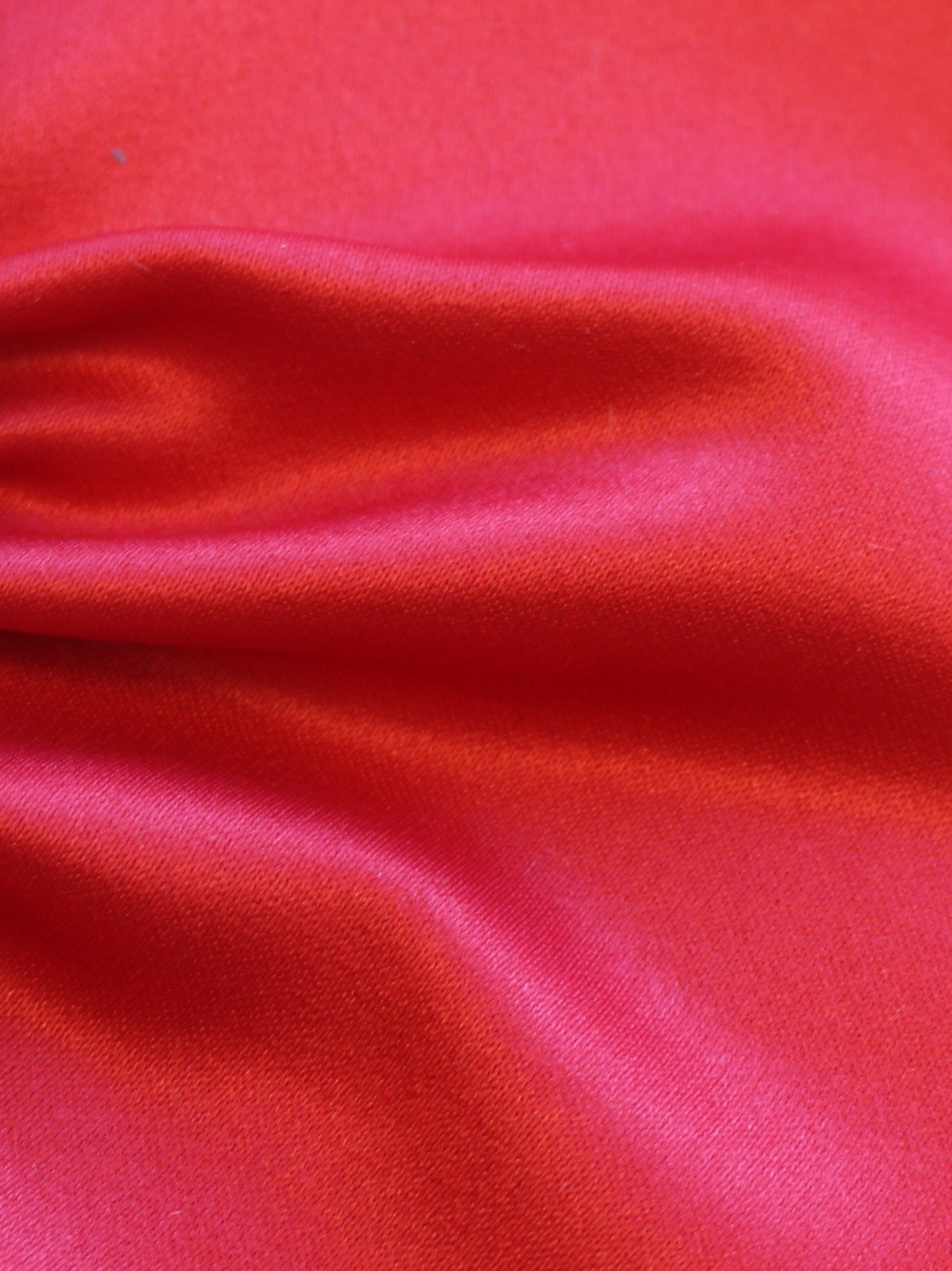 Scarlet Polyester Satin Backed Crepe - Princess