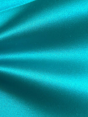 Sea Green Polyester Duchess Satin - Contessa