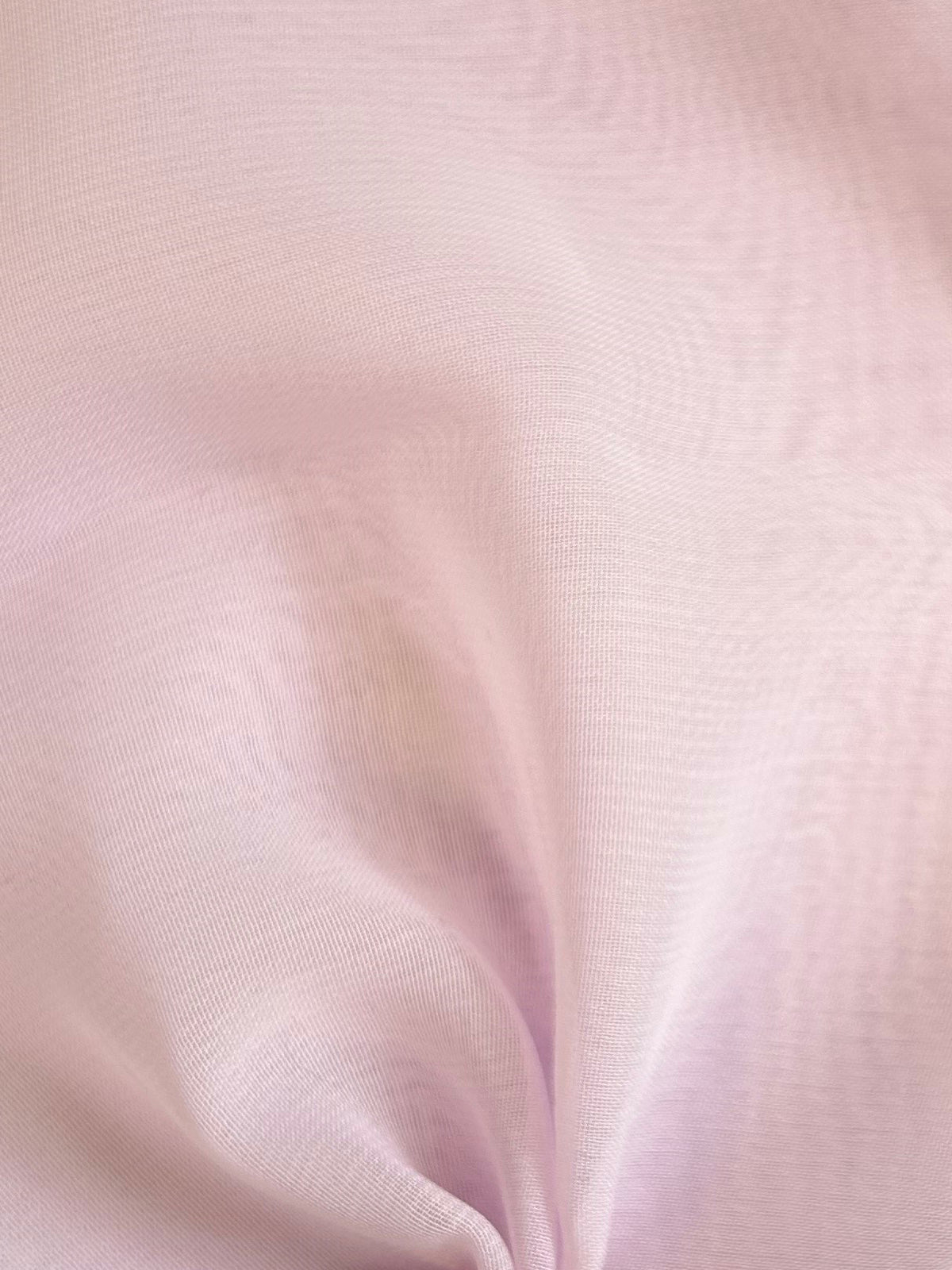 Shell Pink Polyester Georgette - Silhouette