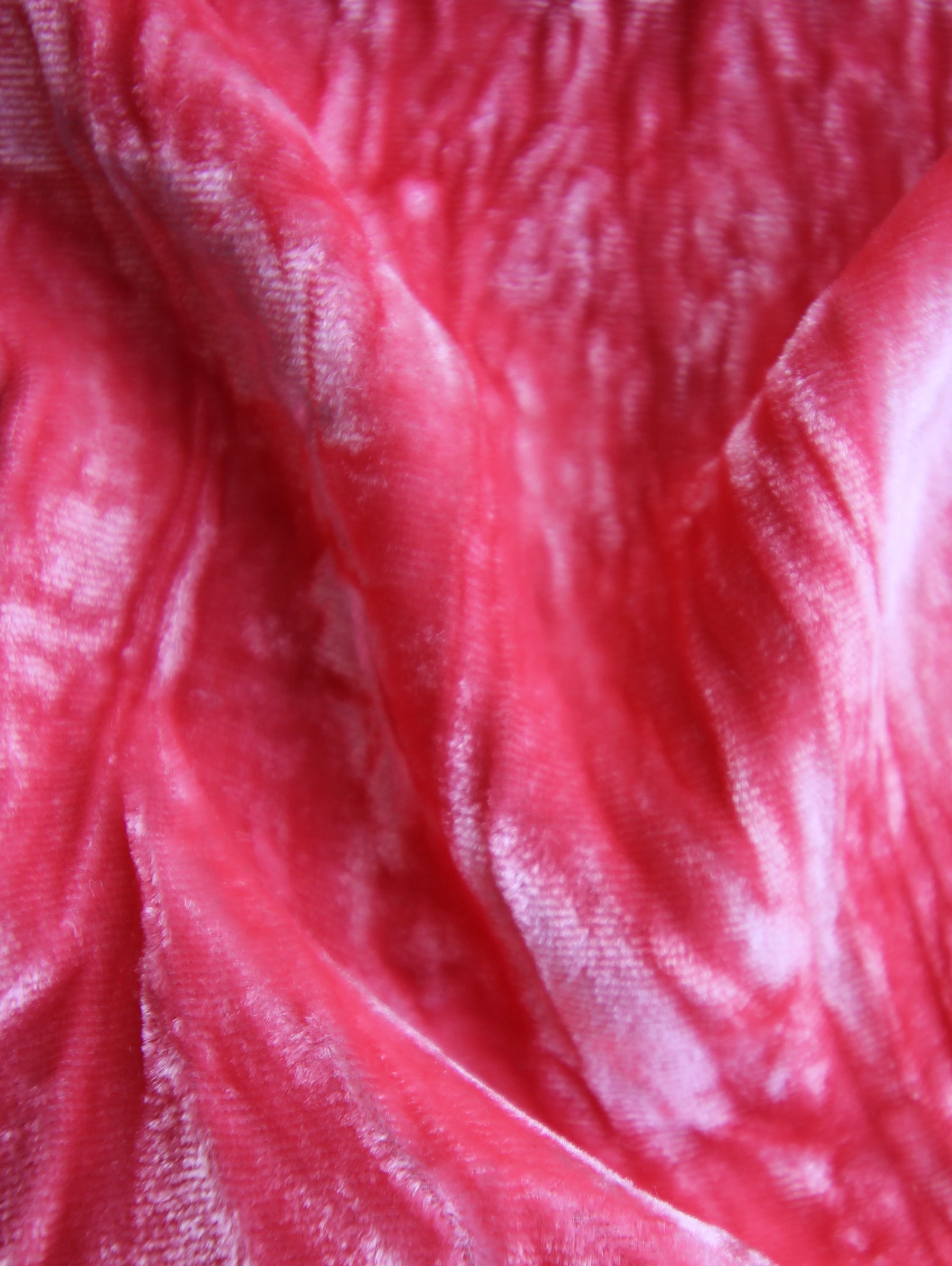 Shrimp Silk Velvet - Ruffle