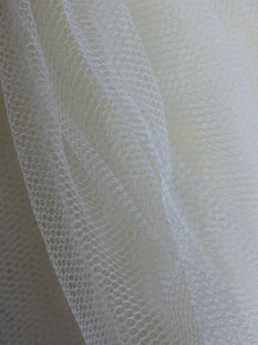 Silk White Eco Dress Net - Placid