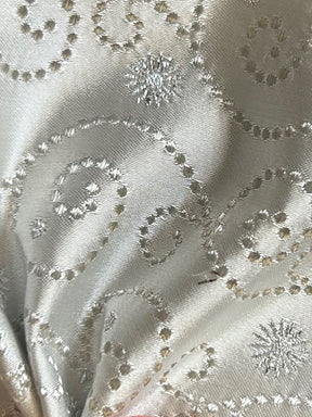 Silver Waistcoat Fabric - Amsterdam