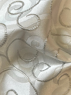 Silver Waistcoat Fabric - Barcelona