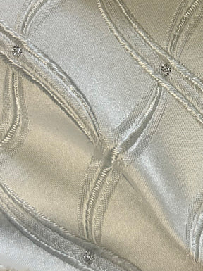 Silver Waistcoat Fabric - Copenhagen