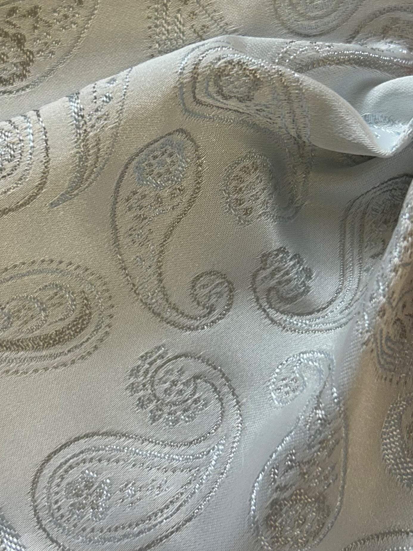 Silver Waistcoat Fabric - Munich