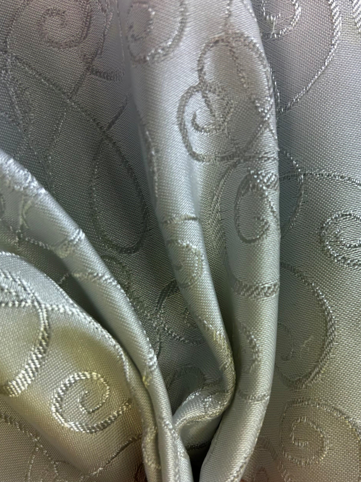 Silver Waistcoat Fabric - Vienna