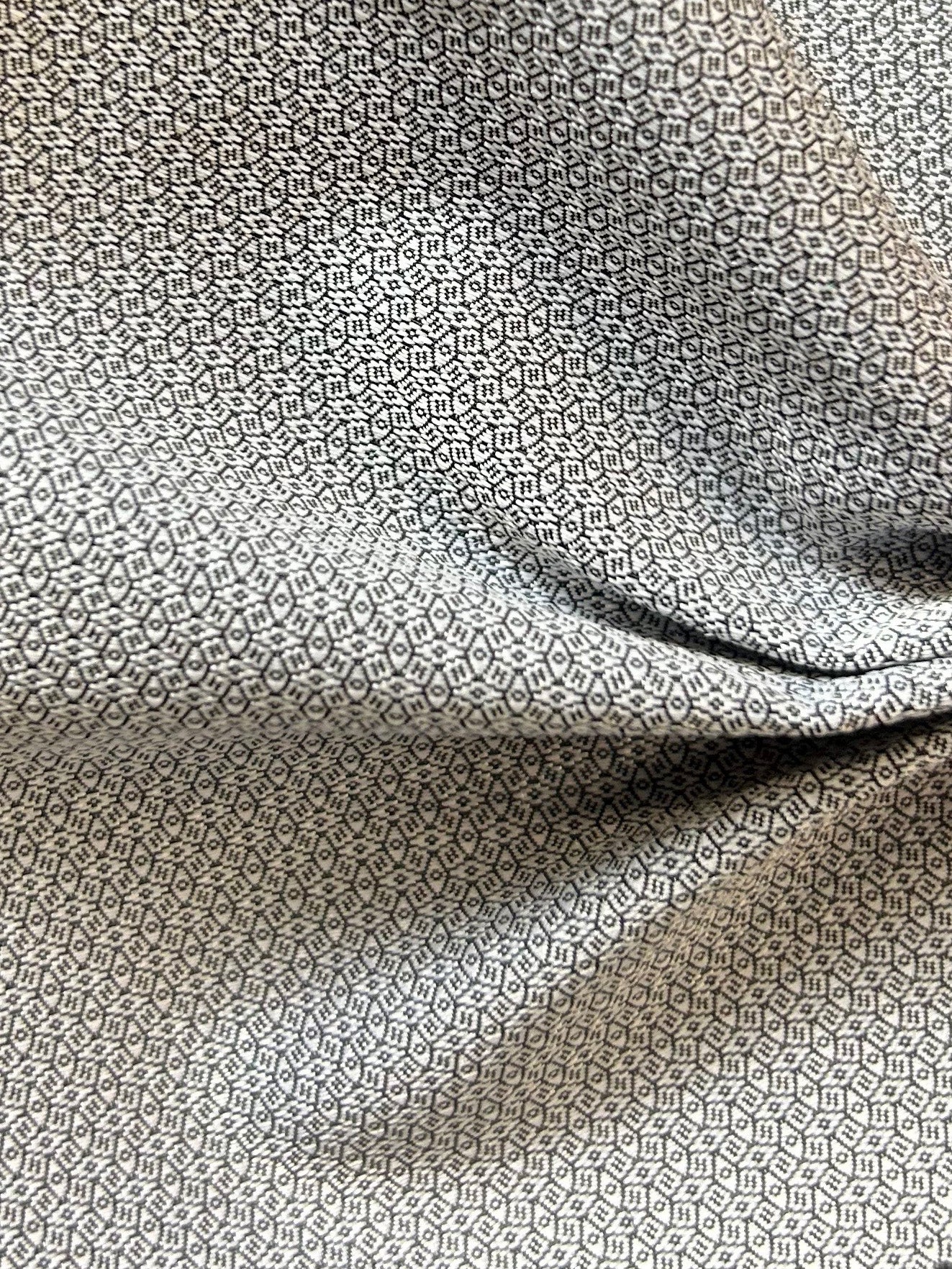 Silver Waistcoat Fabric - Aberdeen